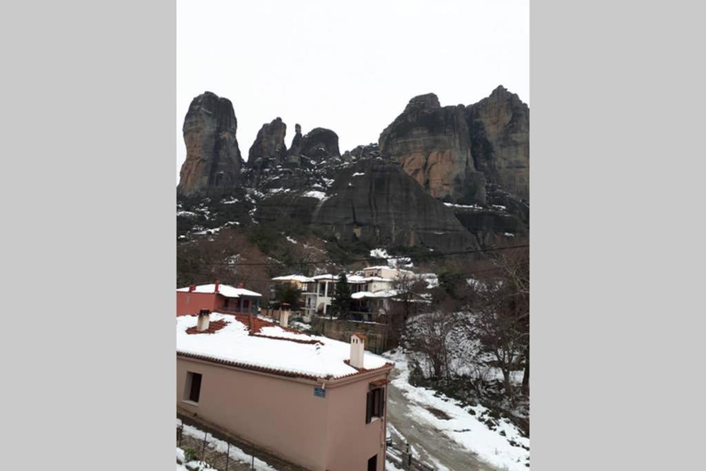 The House Under The Rocks Of Meteora 1